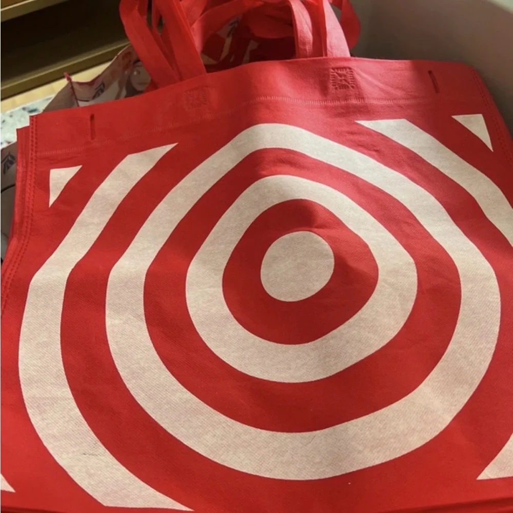 Bundle of 5 Red Reusable New York City Target Stores Tote Bags